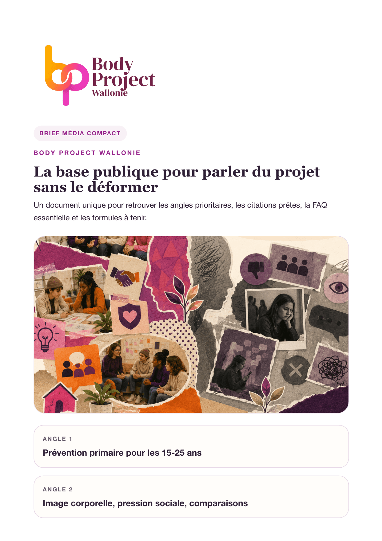 Aperçu du brief média compact